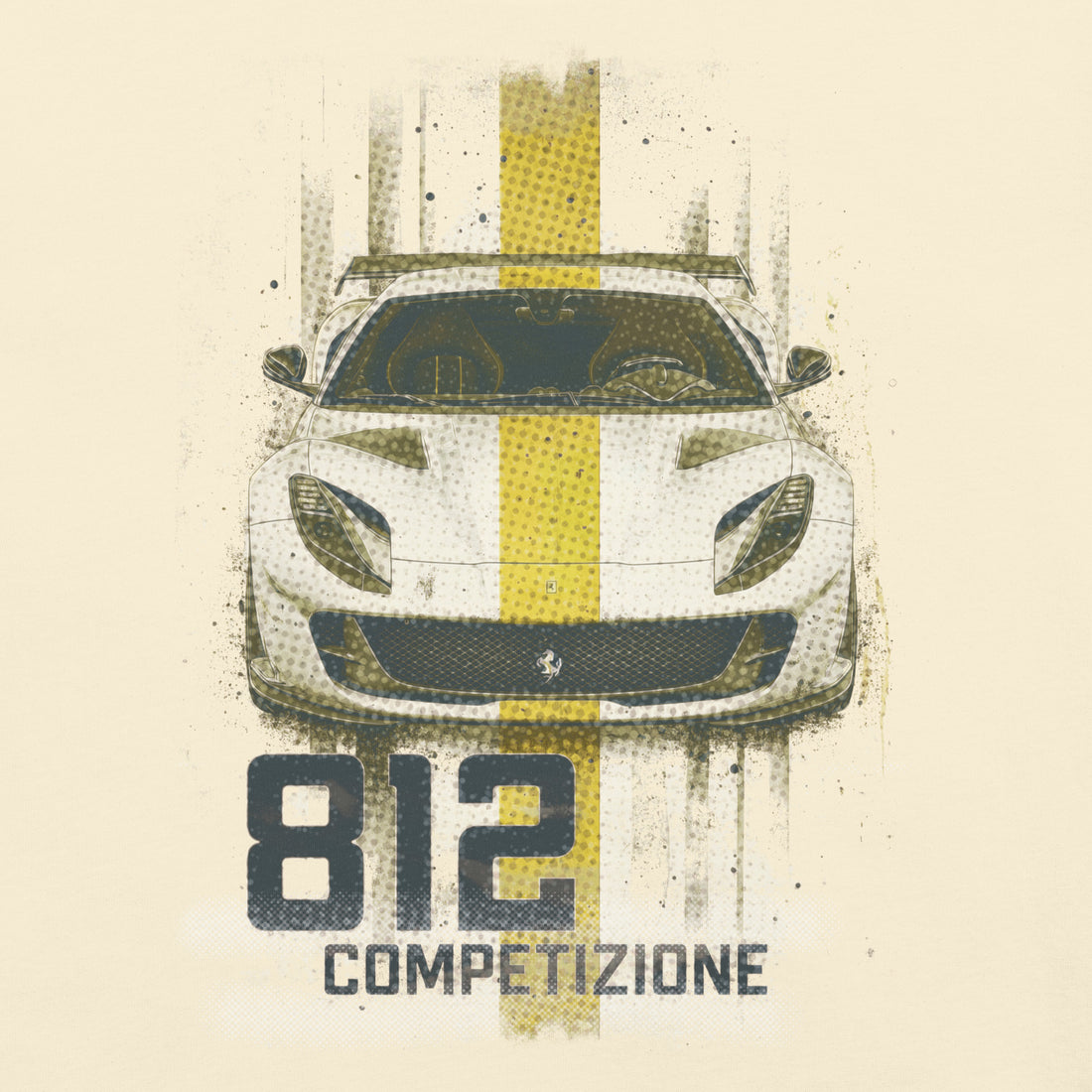 Ferrari 812 Competizione Heavyweight T-Shirt