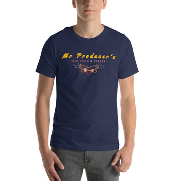 Mr Producer's Red Pills & Cigars T-Shirt - Colored Version