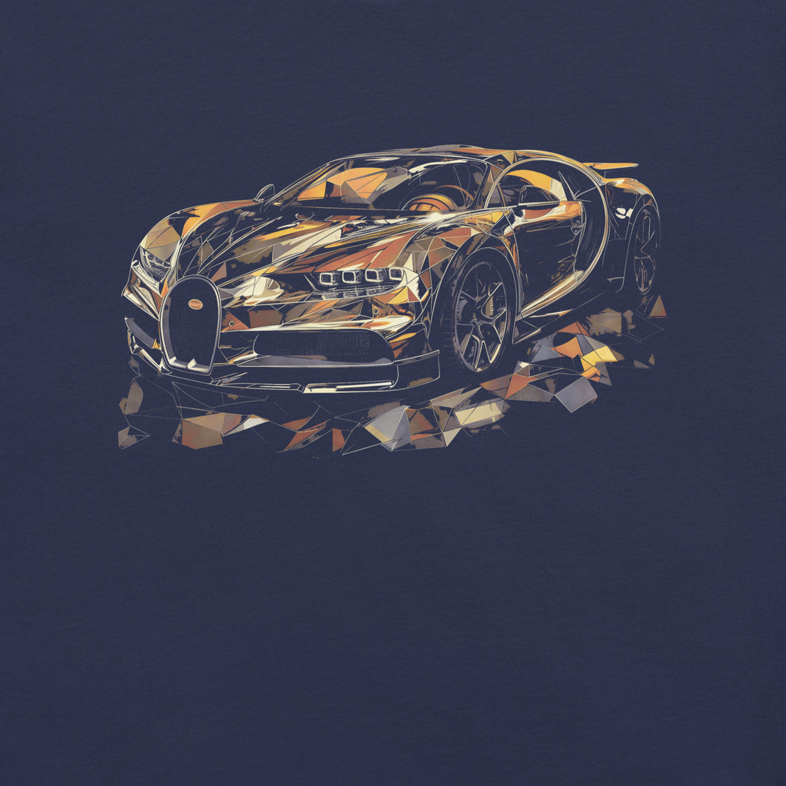 Bugatti Chiron Bad Man Copper T-Shirt